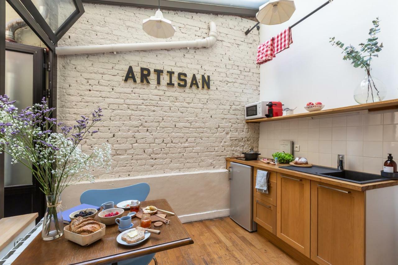 Artisan Lofts Near Marais Lägenhet Paris Exteriör bild
