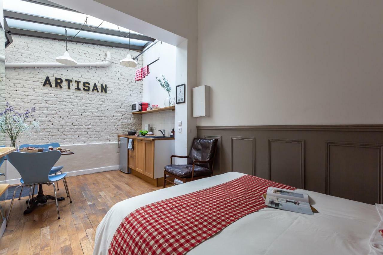 Artisan Lofts Near Marais Lägenhet Paris Exteriör bild